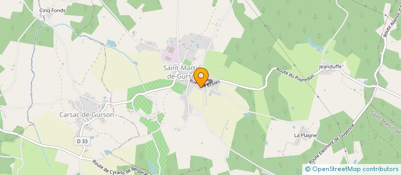 localisation de l'entreprise MONSIEUR ADAM TURAM-ULIEN  ST MARTIN DE GURSON