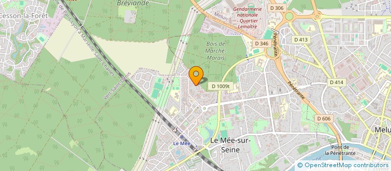 localisation de l'entreprise MONSIEUR ADAM TWUMASI CAMPBELL  LE MEE-SUR-SEINE