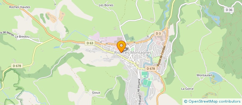 localisation de l'entreprise MONSIEUR ADAM VIGNAUD à RIOM-ES-MONTAGNES