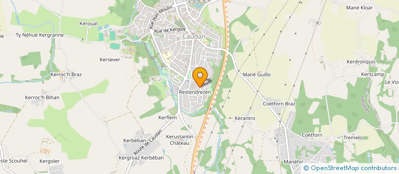 localisation de l'entreprise MONSIEUR ADAM WALKER  CAUDAN