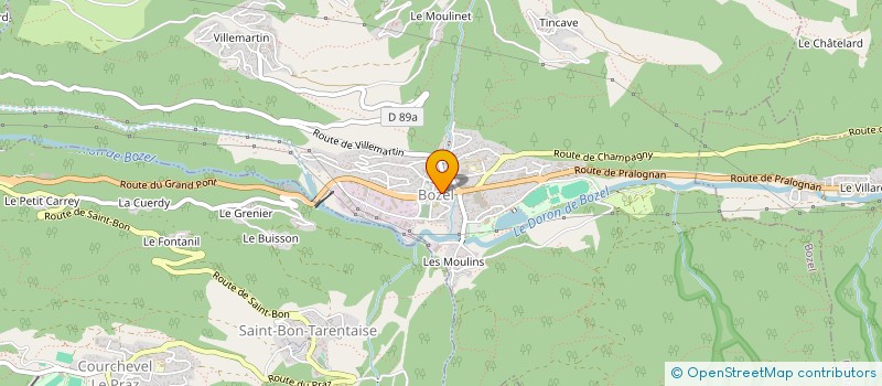 localisation de l'entreprise MONSIEUR ADAM WHALE  BOZEL