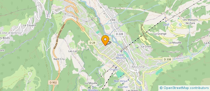 localisation de l'entreprise MONSIEUR ADAM WHITEHORN  MORZINE