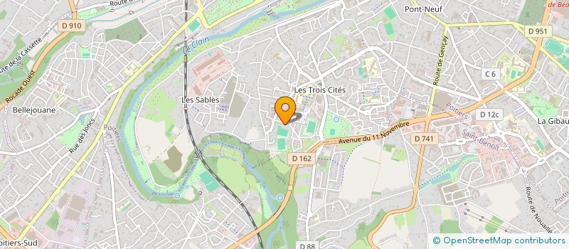 localisation de l'entreprise MONSIEUR ADAM YASIN DIRIYE  POITIERS