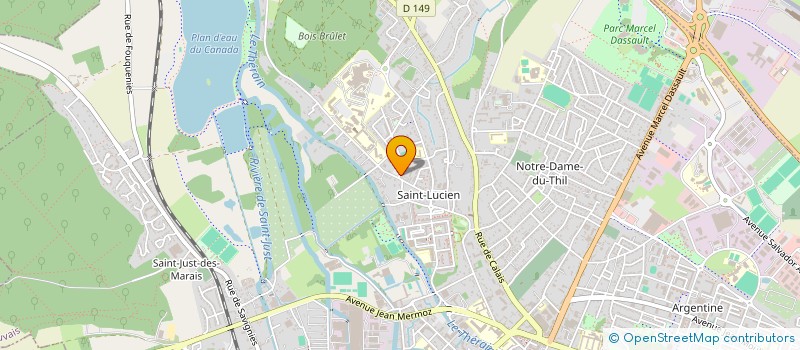 localisation de l'entreprise MONSIEUR ADAM ZAMIT  BEAUVAIS