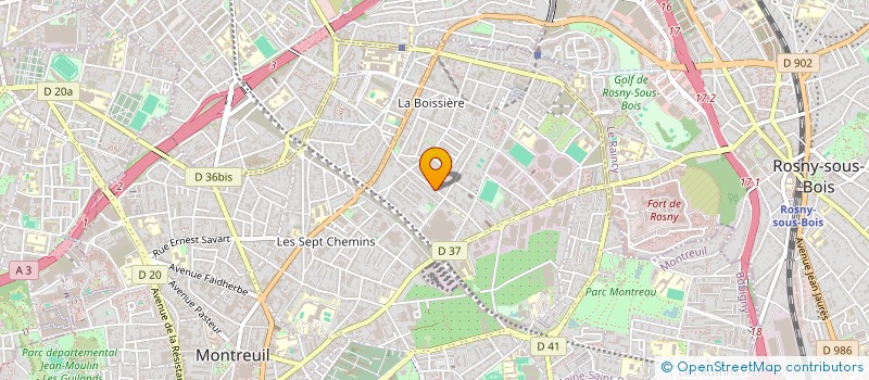 localisation de l'entreprise MONSIEUR ADAM ZIELINSKI à MONTREUIL