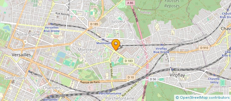 localisation de l'entreprise MONSIEUR ADAMA ADAMA DIALLO à VERSAILLES