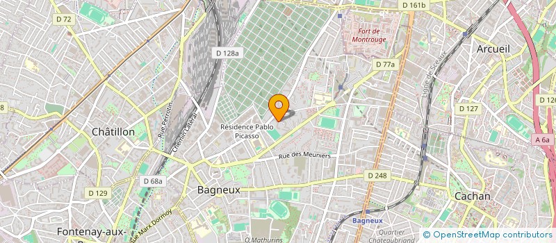 localisation de l'entreprise MONSIEUR ADAMA BARADJI à BAGNEUX