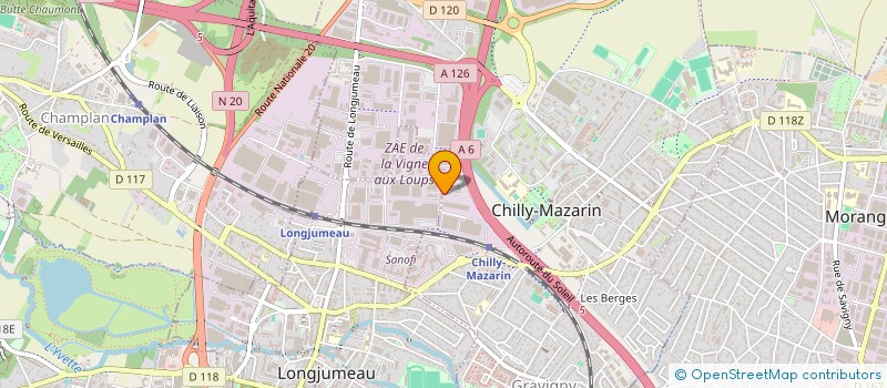 localisation de l'entreprise MONSIEUR ADAMA COULIBALY à CHILLY-MAZARIN