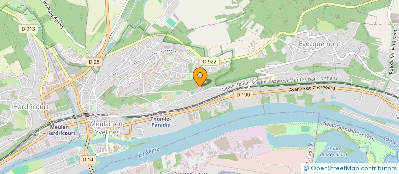 localisation de l'entreprise MONSIEUR ADAMA COULIBALY  MEULAN-EN-YVELINES