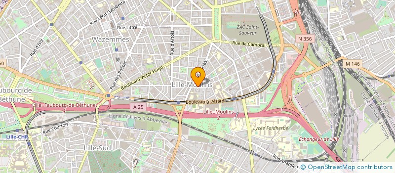 localisation de l'entreprise MONSIEUR ADAMA DAFFE à LILLE