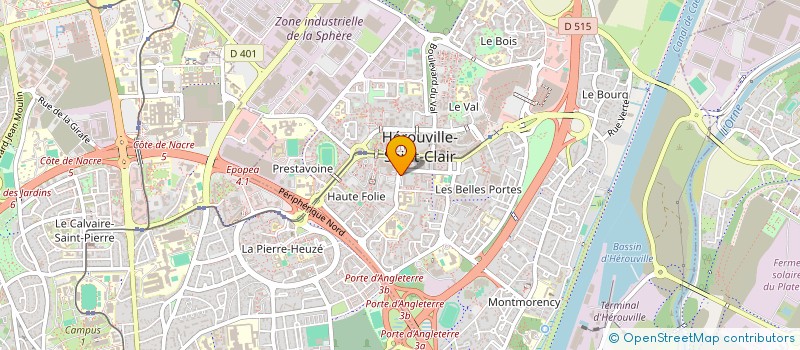 localisation de l'entreprise MONSIEUR ADAMA DEMBELE à HEROUVILLE-SAINT-CLAIR