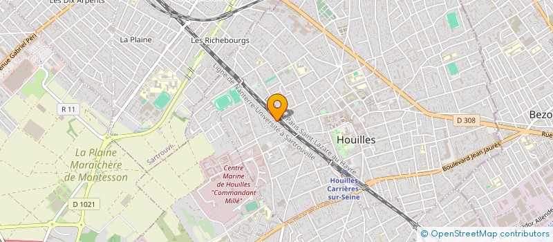 localisation de l'entreprise MONSIEUR ADAMA DIABY à HOUILLES