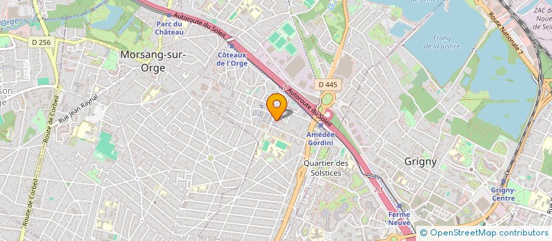 localisation de l'entreprise MONSIEUR ADAMA DIALLO  VIRY-CHATILLON