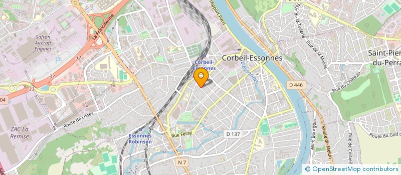 localisation de l'entreprise MONSIEUR ADAMA DIARRA à CORBEIL-ESSONNES