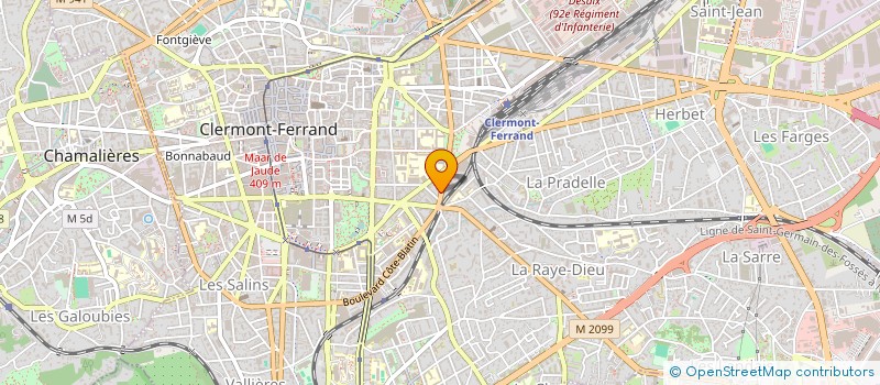 localisation de l'entreprise MONSIEUR ADAMA DIOMANDE  CLERMONT-FERRAND