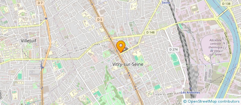 localisation de l'entreprise MONSIEUR ADAMA DIONGUE à VITRY-SUR-SEINE