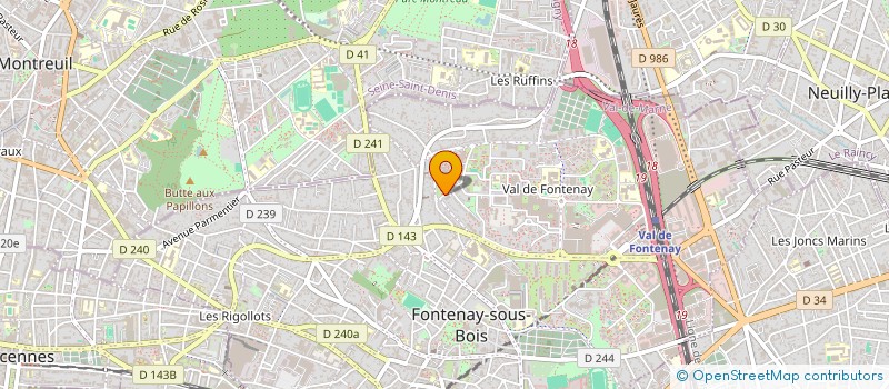 localisation de l'entreprise MONSIEUR ADAMA DOUCOURE à FONTENAY-SOUS-BOIS
