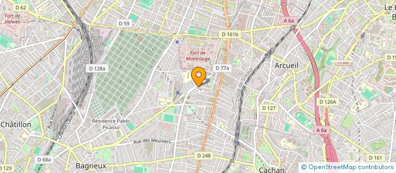 localisation de l'entreprise MONSIEUR ADAMA DOUKOURE à BAGNEUX