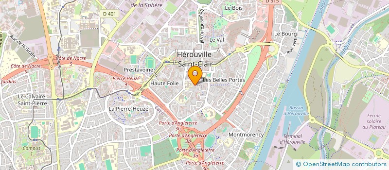 localisation de l'entreprise MONSIEUR ADAMA FOFANA à HEROUVILLE-SAINT-CLAIR
