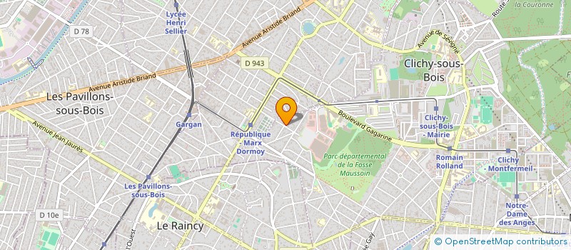 localisation de l'entreprise MONSIEUR ADAMA FOFANA  CLICHY-SOUS-BOIS