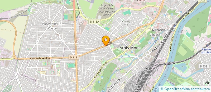 localisation de l'entreprise MONSIEUR ADAMA FORGO à ATHIS-MONS