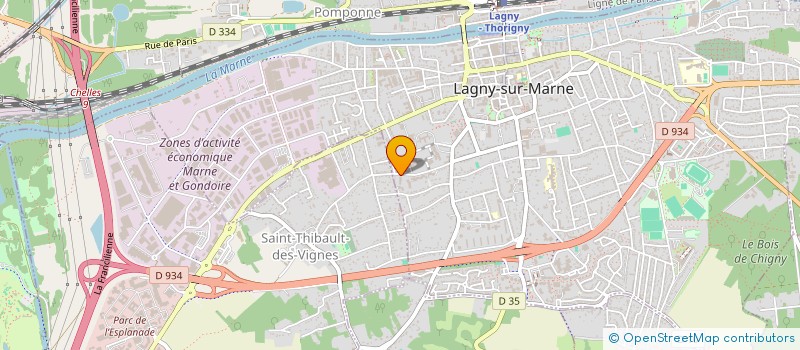 localisation de l'entreprise MONSIEUR ADAMA GUISSE  LAGNY-SUR-MARNE