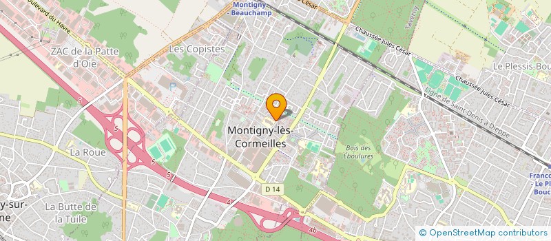localisation de l'entreprise MONSIEUR ADAMA KABA à MONTIGNY-LES-CORMEILLES