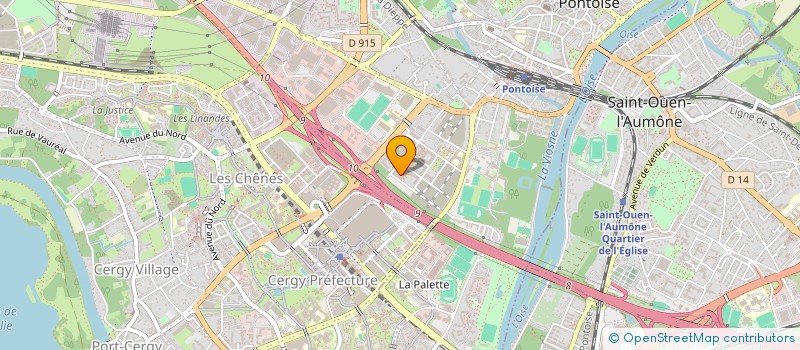 localisation de l'entreprise MONSIEUR ADAMA KARAMOKO  PONTOISE