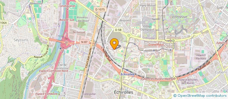 localisation de l'entreprise MONSIEUR ADAMA KONE  ECHIROLLES