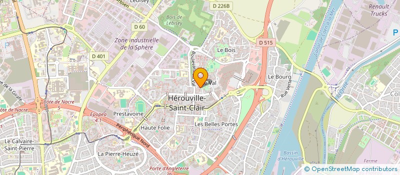 localisation de l'entreprise MONSIEUR ADAMA KONE à HEROUVILLE-SAINT-CLAIR