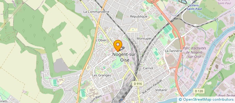 localisation de l'entreprise MONSIEUR ADAMA KONE  NOGENT-SUR-OISE