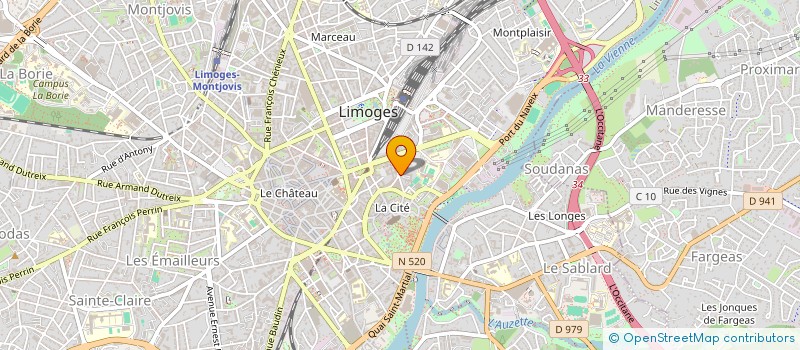 localisation de l'entreprise MONSIEUR ADAMA KOUROUMA à LIMOGES