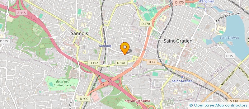 localisation de l'entreprise MONSIEUR ADAMA MENSANH à SANNOIS
