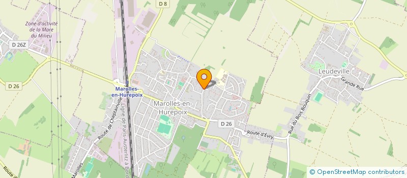 localisation de l'entreprise MONSIEUR ADAMA MOUSSA MBOW  MAROLLES-EN-HUREPOIX