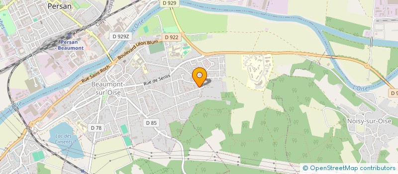 localisation de l'entreprise MONSIEUR ADAMA N DIAYE  BEAUMONT-SUR-OISE