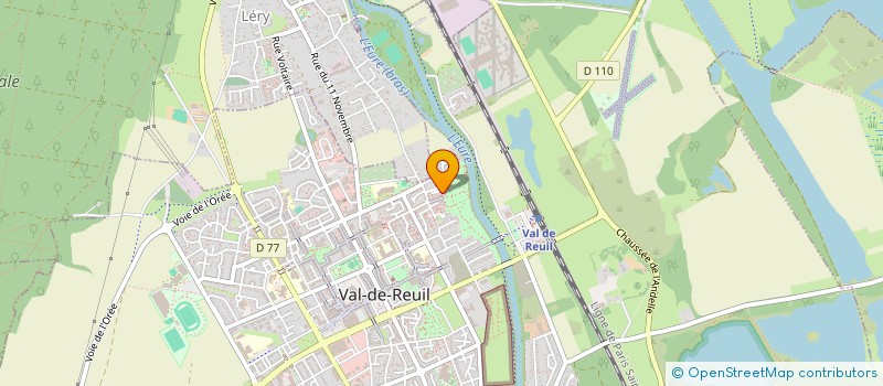 localisation de l'entreprise MONSIEUR ADAMA N'GAME  VAL-DE-REUIL