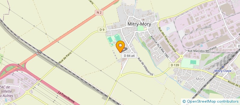 localisation de l'entreprise MONSIEUR ADAMA NDOYE  MITRY-MORY