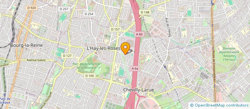 localisation de l'entreprise MONSIEUR ADAMA OUATTARA  L'HAY-LES-ROSES