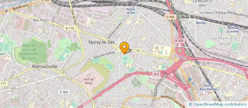 localisation de l'entreprise MONSIEUR ADAMA SACKO à NOISY-LE-SEC