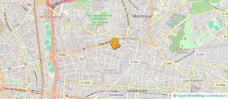 localisation de l'entreprise MONSIEUR ADAMA SANE à MONTREUIL
