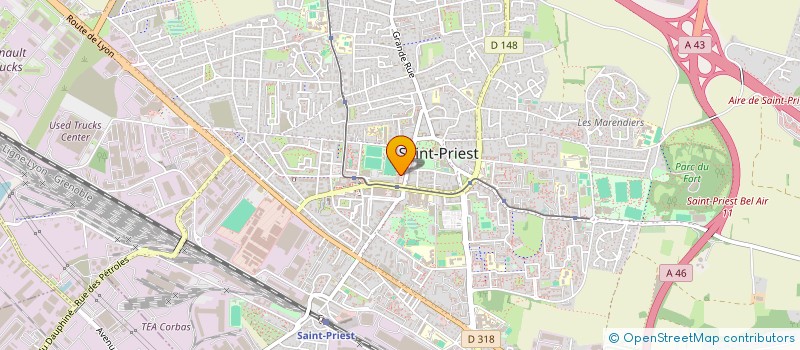 localisation de l'entreprise MONSIEUR ADAMA SAWANE  SAINT-PRIEST