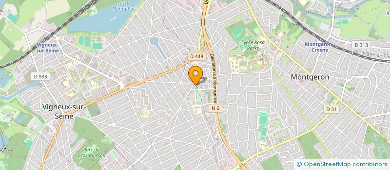 localisation de l'entreprise MONSIEUR ADAMA SIBY  MONTGERON