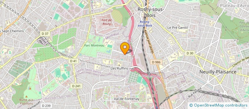 localisation de l'entreprise MONSIEUR ADAMA SY à MONTREUIL
