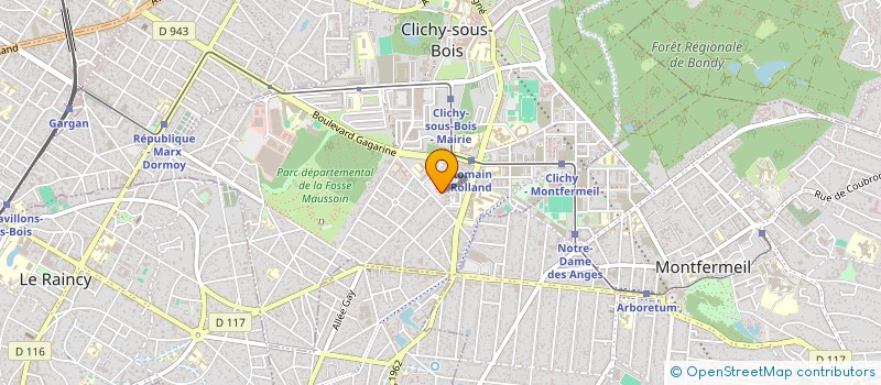 localisation de l'entreprise MONSIEUR ADAMA SYLLA à CLICHY-SOUS-BOIS