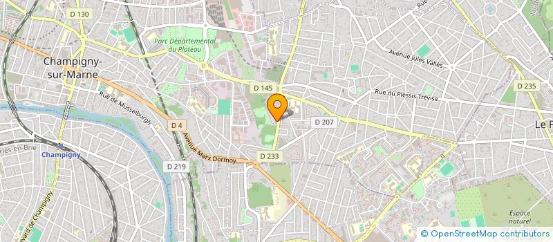 localisation de l'entreprise MONSIEUR ADAMA TANDJIGORA à CHAMPIGNY-SUR-MARNE