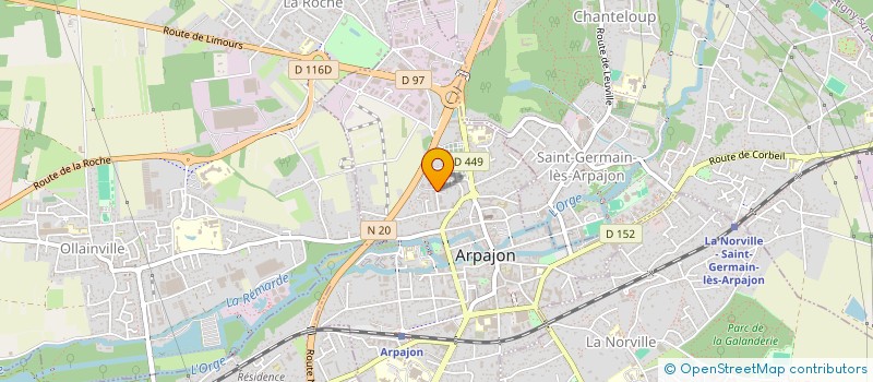 localisation de l'entreprise MONSIEUR ADAMA TRAORE à ARPAJON