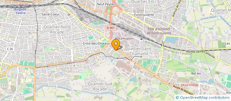 localisation de l'entreprise MONSIEUR ADAME CHAKIR  AVIGNON