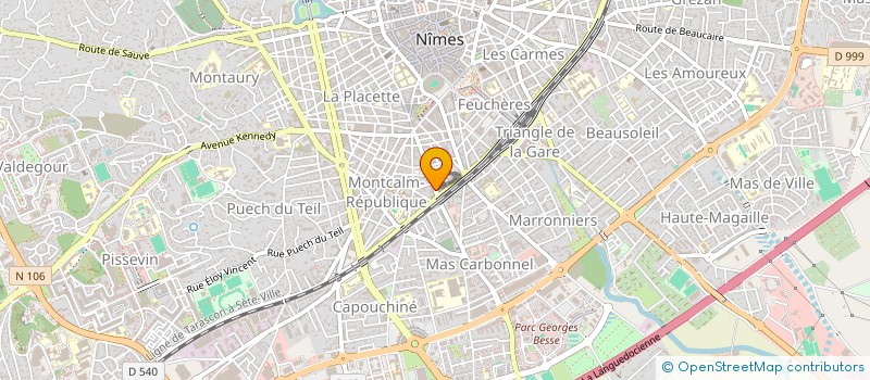 localisation de l'entreprise MONSIEUR ADAME DAOUDI  NIMES