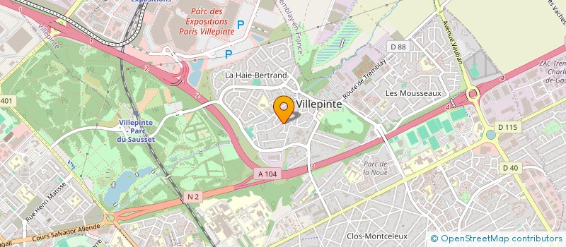 localisation de l'entreprise MONSIEUR ADAME EL FADIL à VILLEPINTE