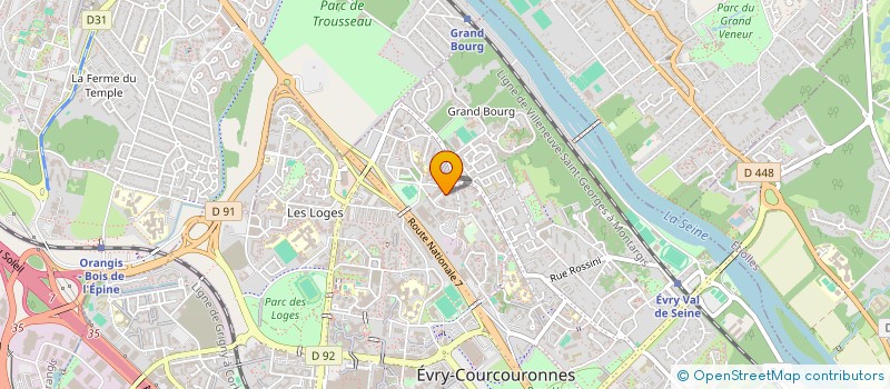 localisation de l'entreprise MONSIEUR ADAME EL HAFIANE à EVRY-COURCOURONNES